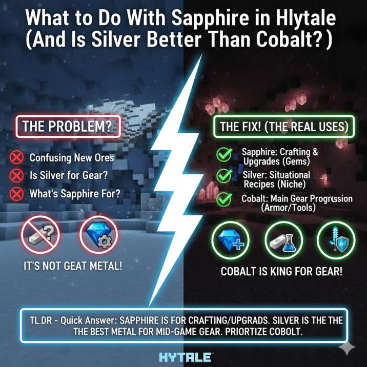What Sapphire Is Used For in Hytale