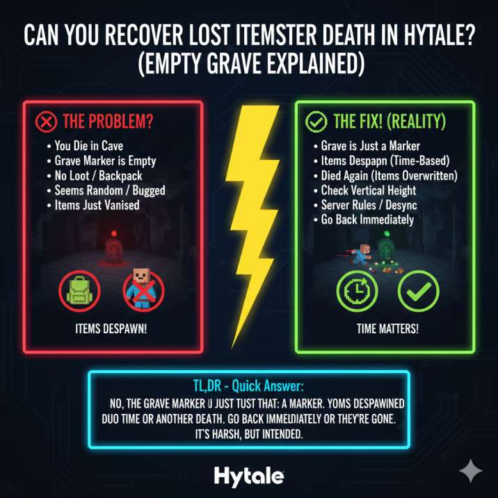 Why Your Grave Marker Is Empty in Hytale