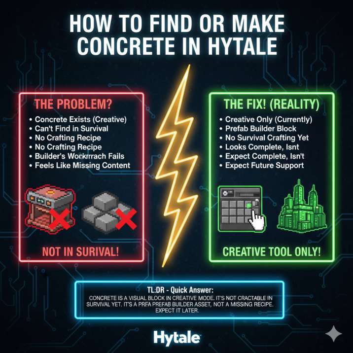 How Concrete Works in Hytale