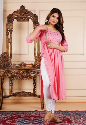 Antberry Fashion Cotton Printed Maternity Kurti